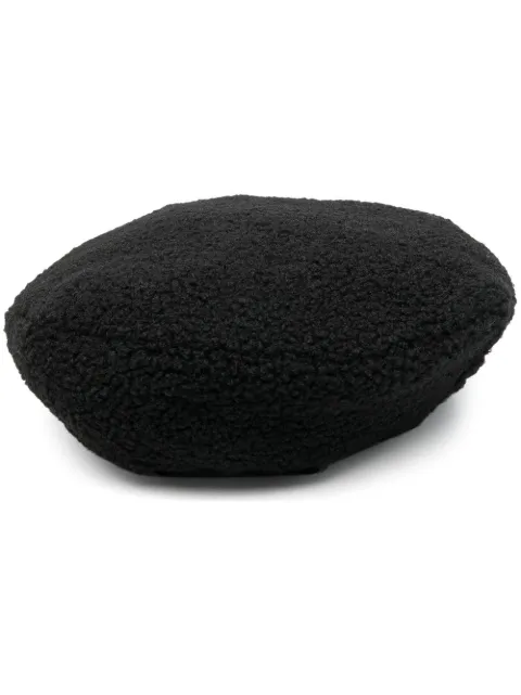 Kangol logo-patch fleece-texture hat