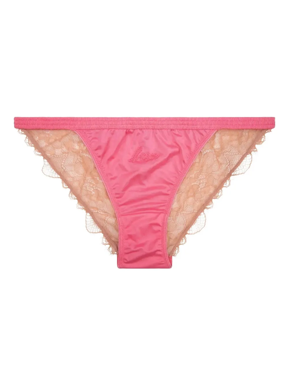 Love Stories Lace-trimmed Briefs In Pink