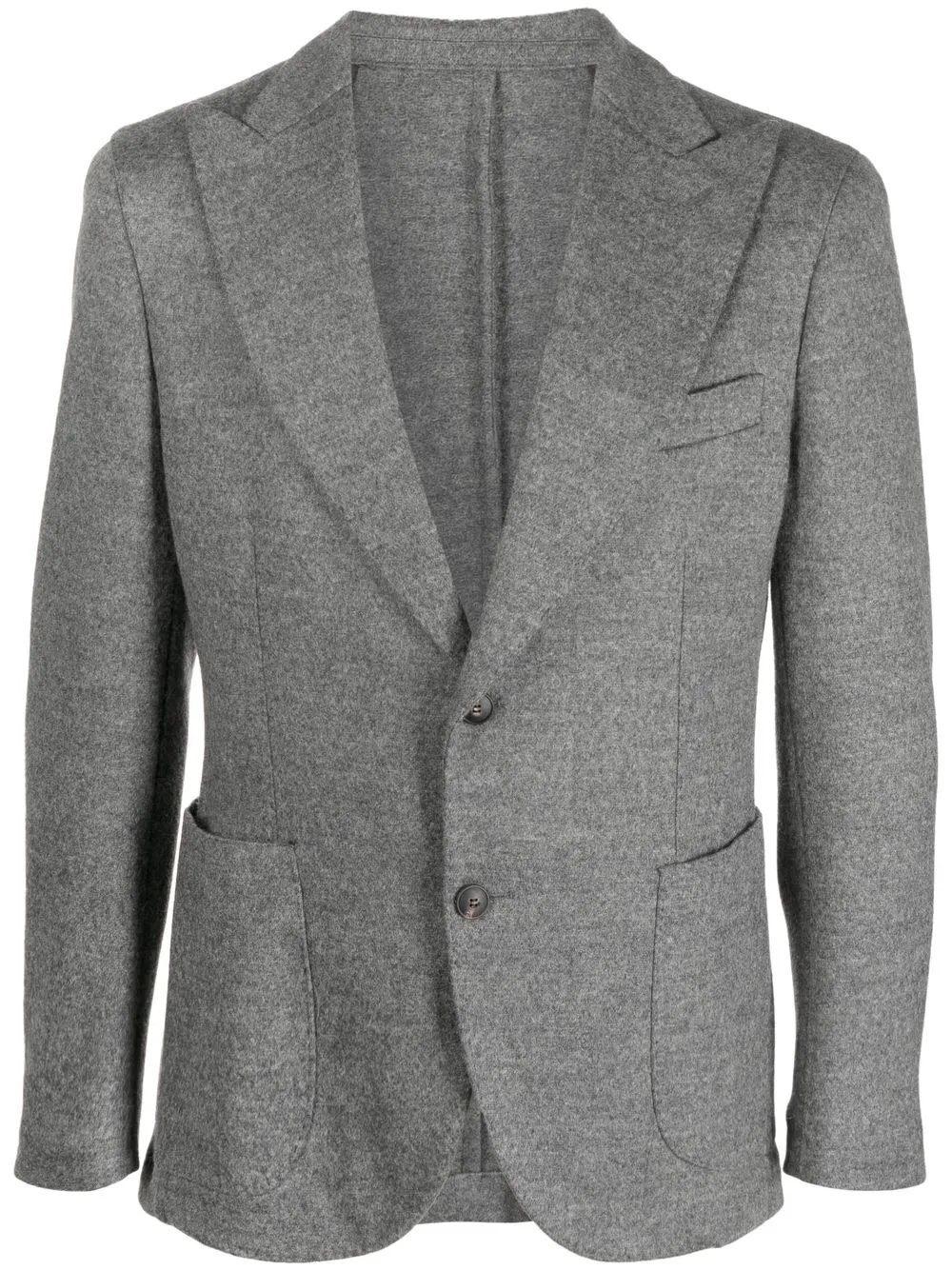 

Barba single-breasted tailored blazer - Grey