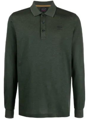 Paul and shark top long sleeve polo shirt