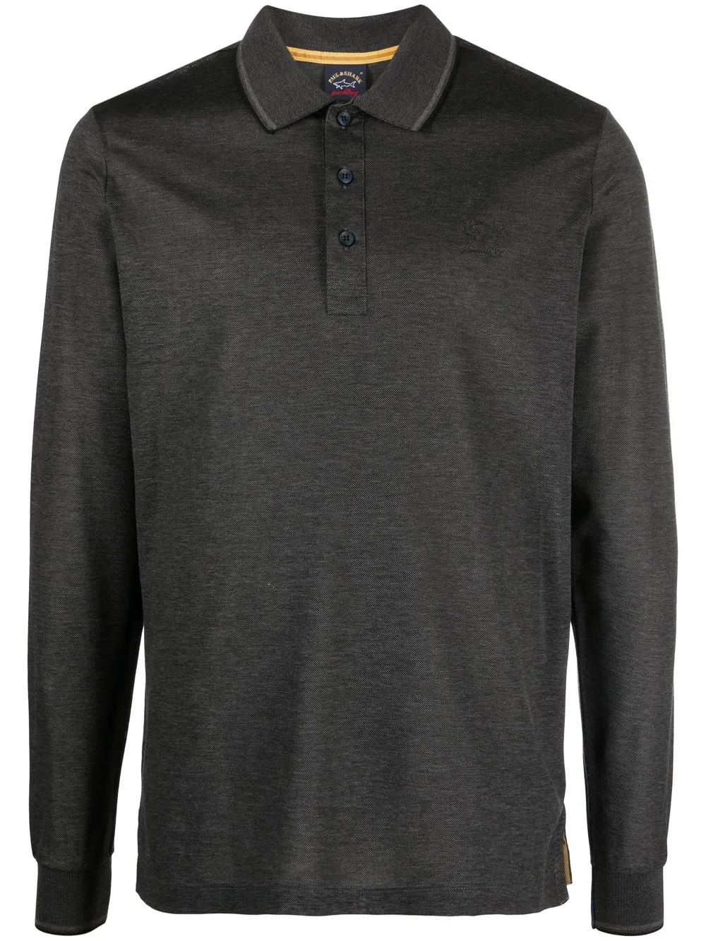 

Paul & Shark playera tipo polo con logo bordado - Gris