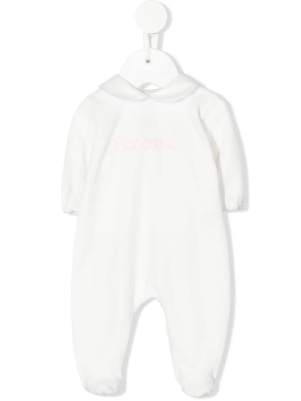 

Little Bear pijama con logo bordado - Blanco