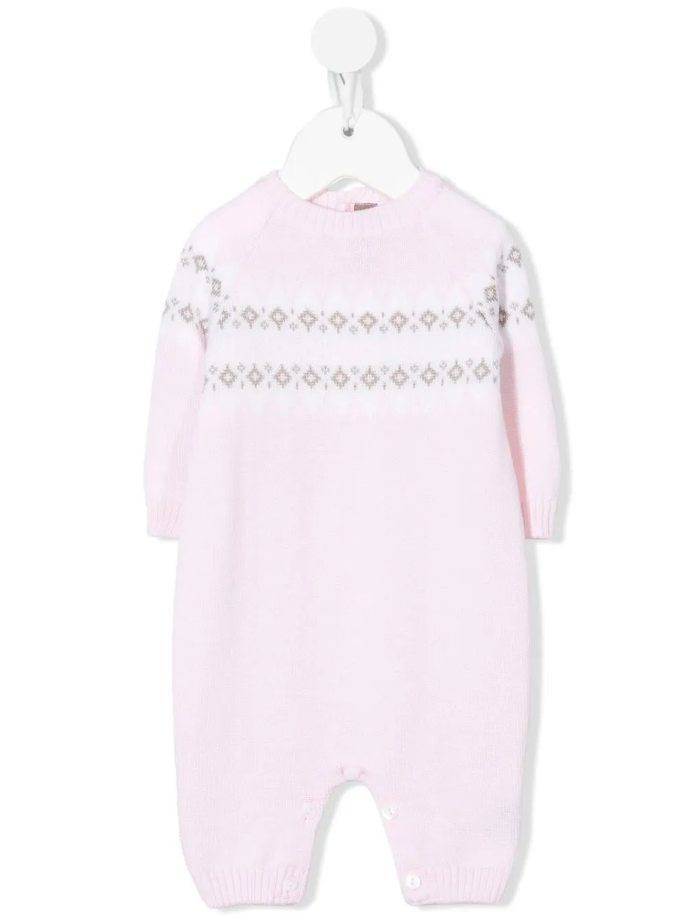 

Little Bear pijama tejida en intarsia - Rosado