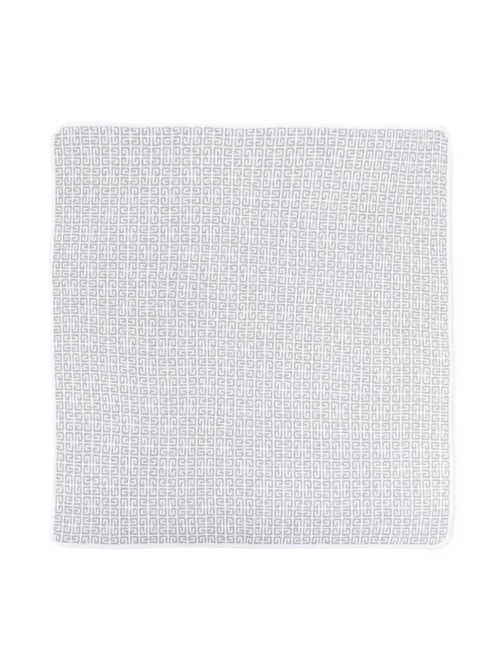 

Givenchy Kids monogram-print knitted blanket - White