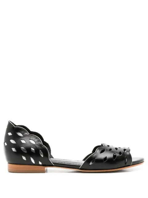 Sarah Chofakian sandalias Vivienne con perforaciones