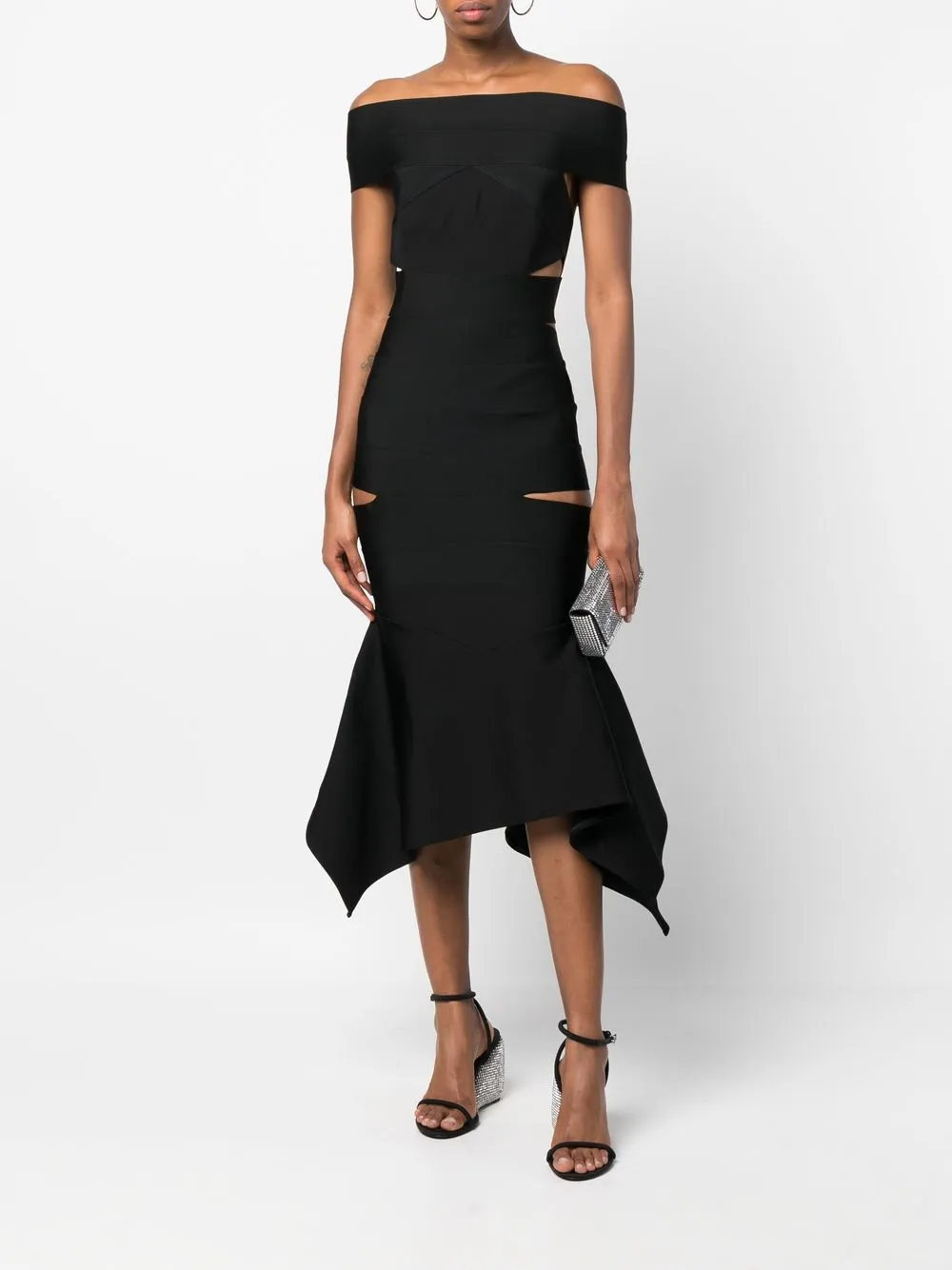 Alexandre Vauthier cut-out off-shoulder dress | Evening Dresses | Image 2