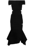 Alexandre Vauthier cut-out off-shoulder dress - Black