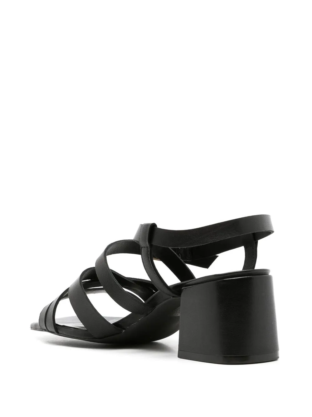 Sarah Chofakian Lygia 65mm Strappy Sandals In Black