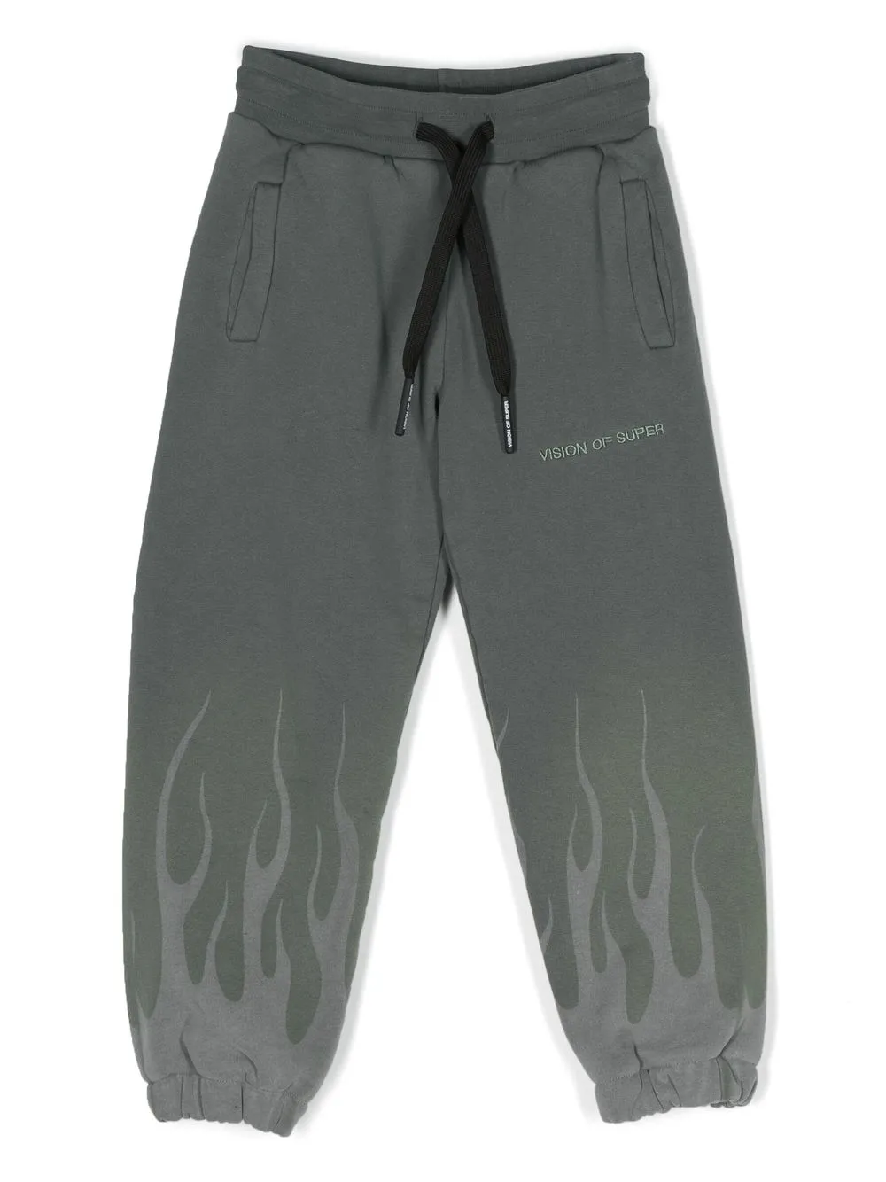 

Vision Of Super Kids shorts deportivos con cordones y logo bordado - Verde