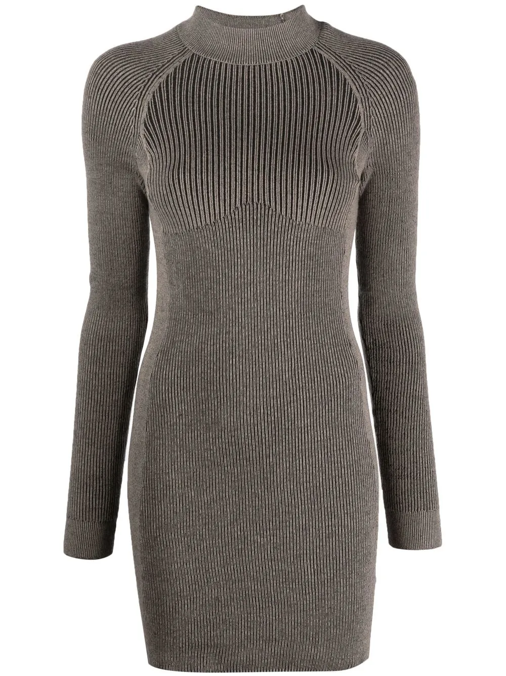 

Calvin Klein Jeans rib knit mini dress - Neutrals