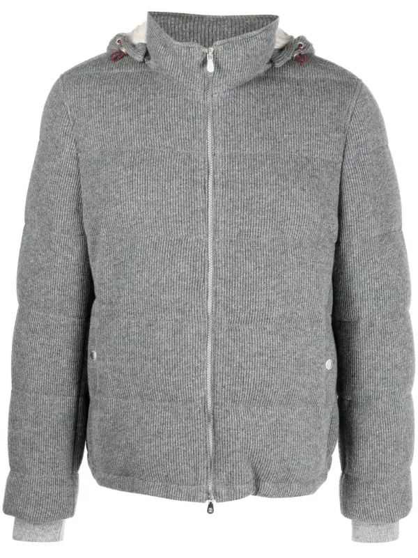 Grey hot sale cashmere jacket