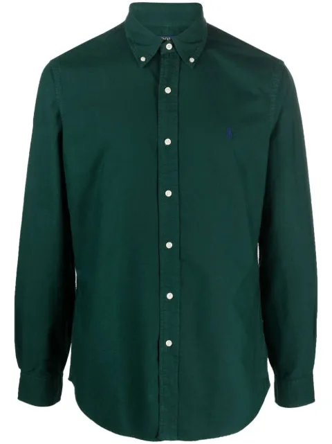 Polo Ralph Lauren embroidered-logo long-sleeve shirt