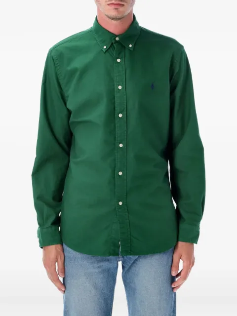 Polo Ralph Lauren camisa manga larga con logo bordado