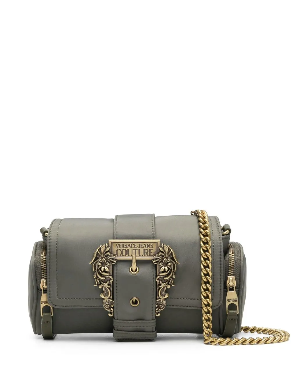 

Versace Jeans Couture tote texturizado con apliques - Verde