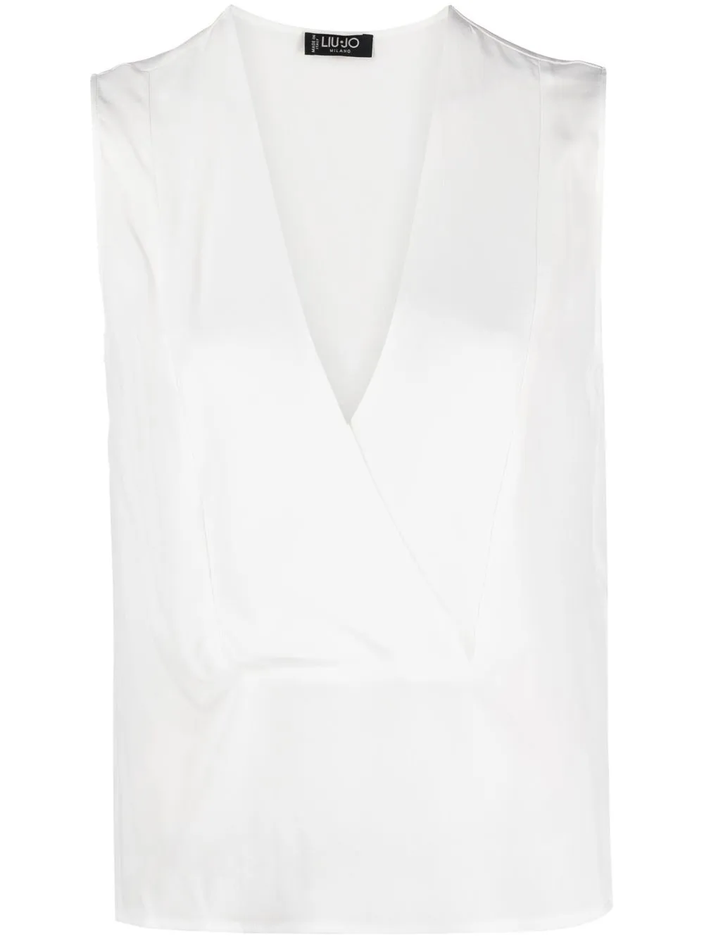 

LIU JO V-neck sleeveless blouse - White