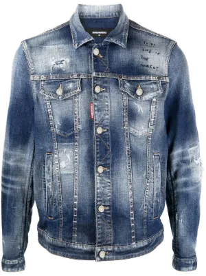 Dsquared2 patch-embellished Denim Jacket - Farfetch