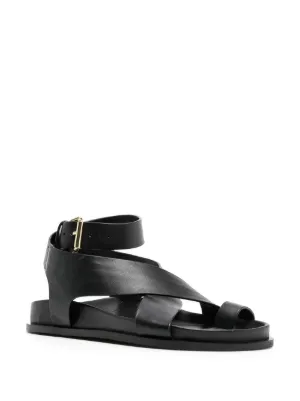 A．EMERY エー エメリー フラットサンダル size36/ブラック - メルカリ