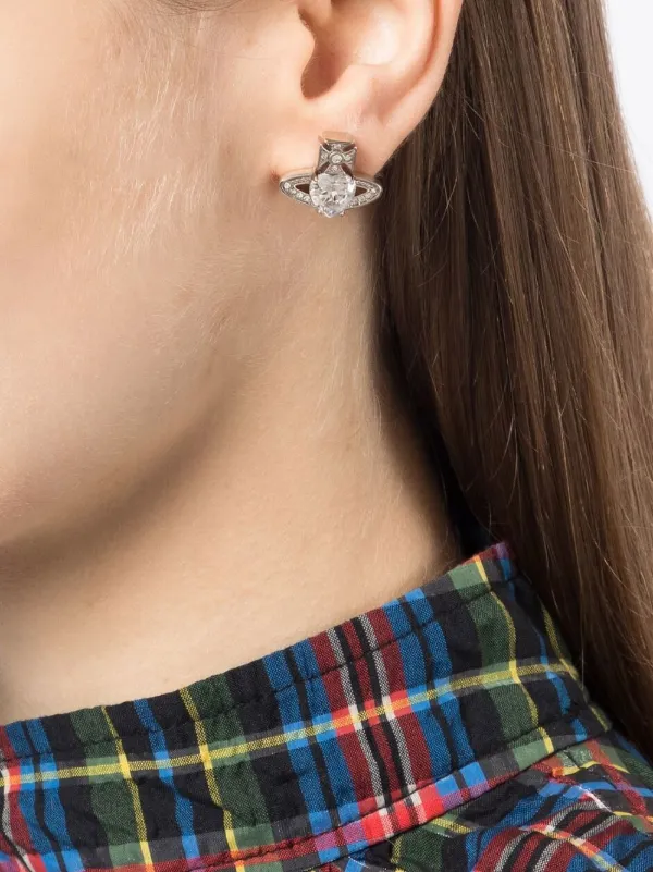 Vivienne Westwood Ariella Orb ピアス | シルバートーン | FARFETCH JP