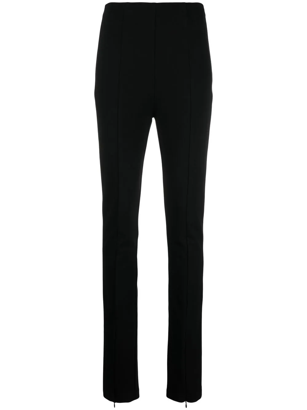 

PINKO slit-detail tailored trousers - Black