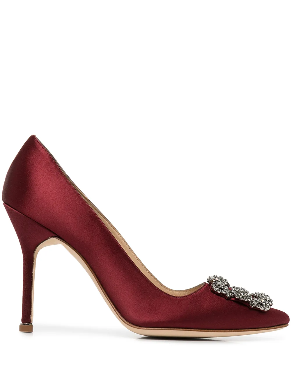 

Manolo Blahnik zapatillas Hangisi - Rojo