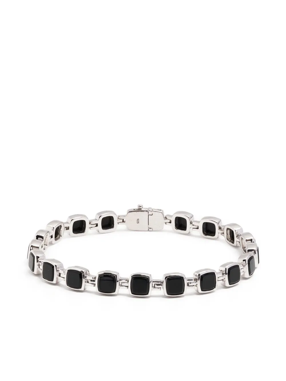 

Tom Wood cushion onyx bracelet - Black