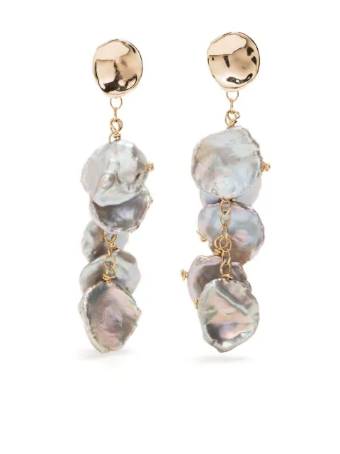 Brinker & Eliza Petal drop earrings