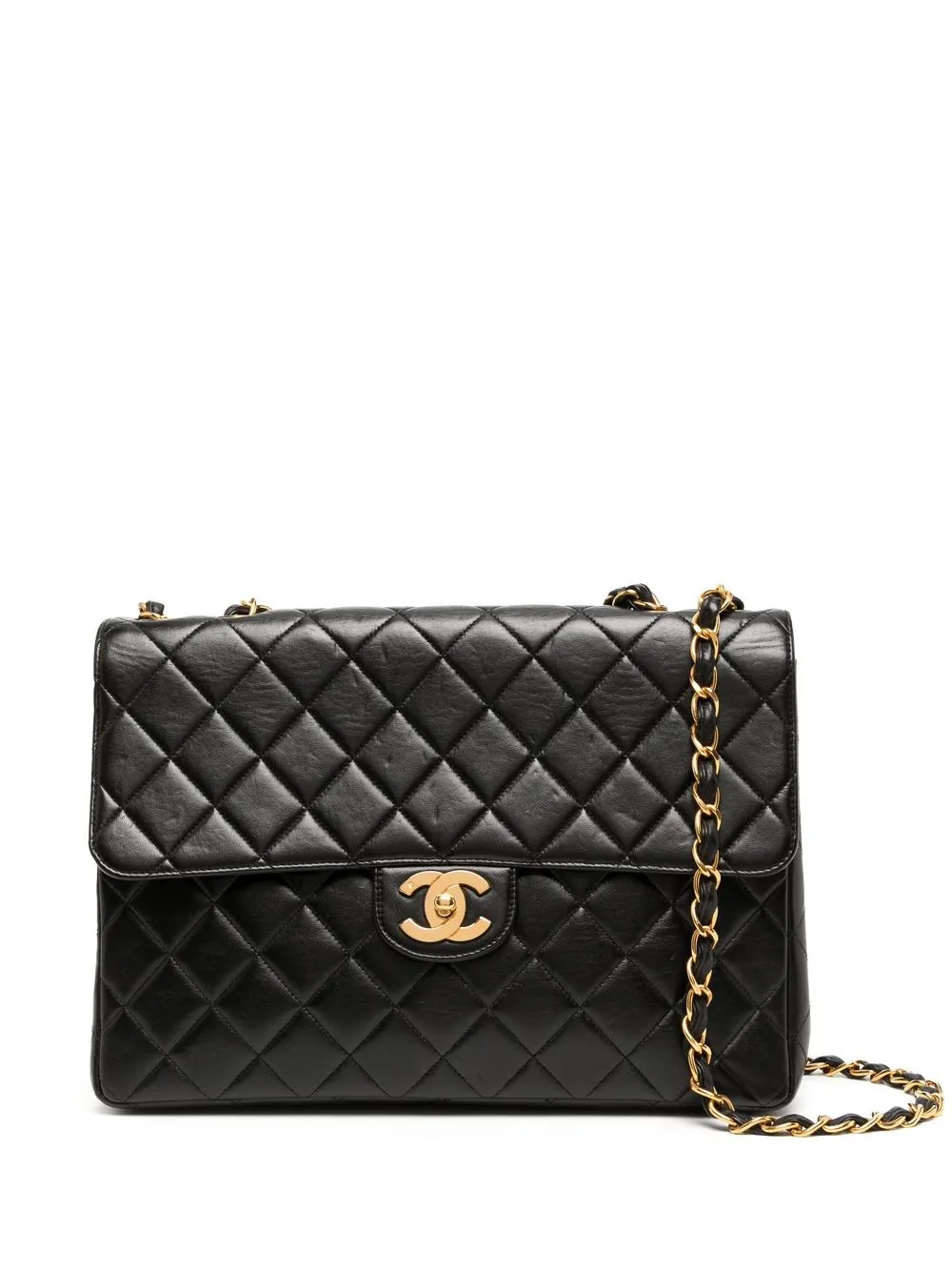 

Chanel Pre-Owned bolsa de hombro Classic Flap Jumbo 1997 - Negro