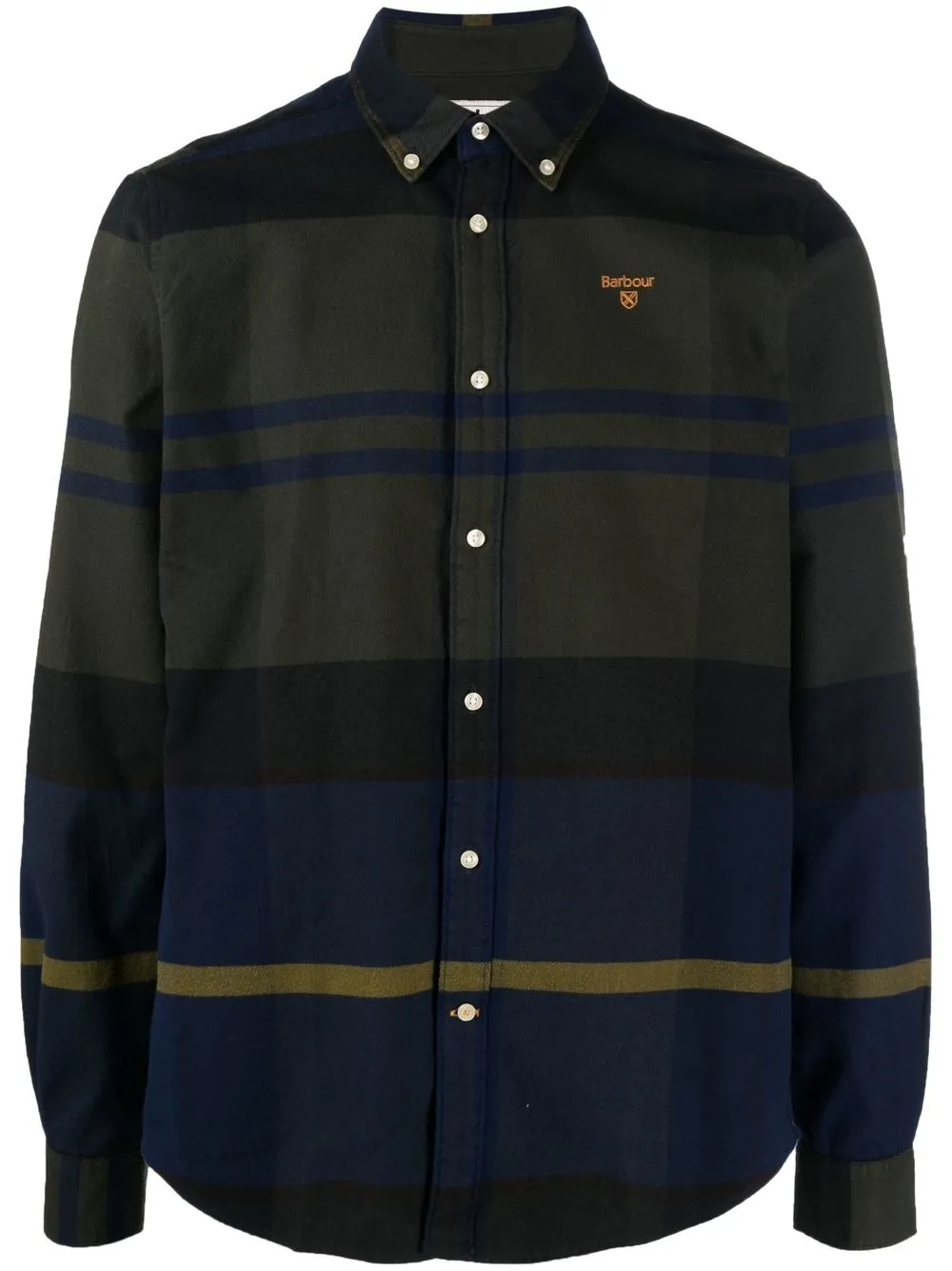 

Barbour camisa con motivo de cuadros - Azul