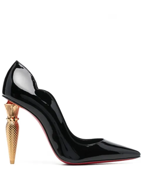 Christian Louboutin 립칙 페이턴트 가죽 펌프스