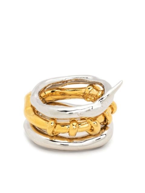 Vann Jewelry anillo con tres capas