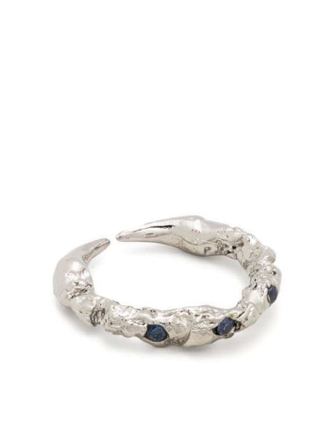 Vann Jewelry anillo Claw con detalles de cristales