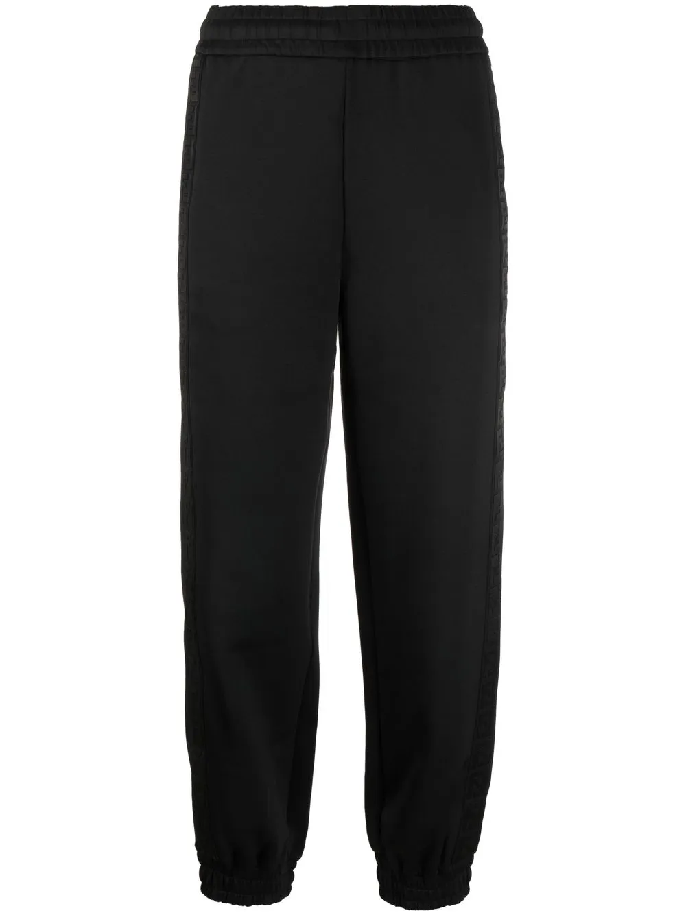 Fendi Taperedleg Track Pants In Black ModeSens