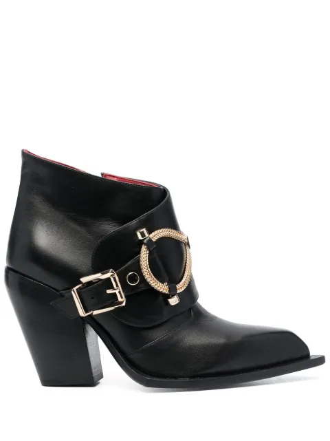 HARDOT chain-link trim ankle boots