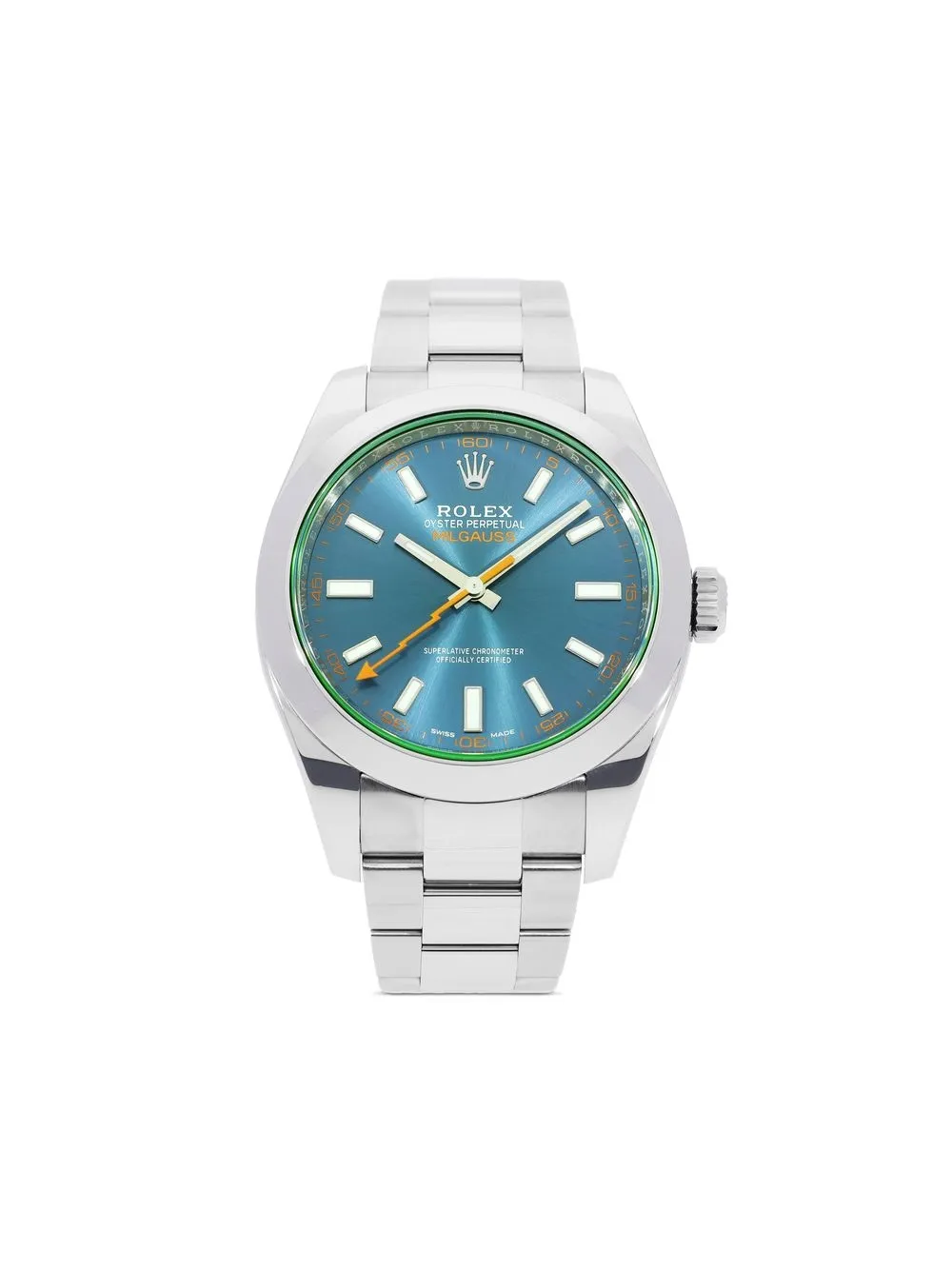 

Rolex 2019 pre-owned Milgauss 40mm - Blue