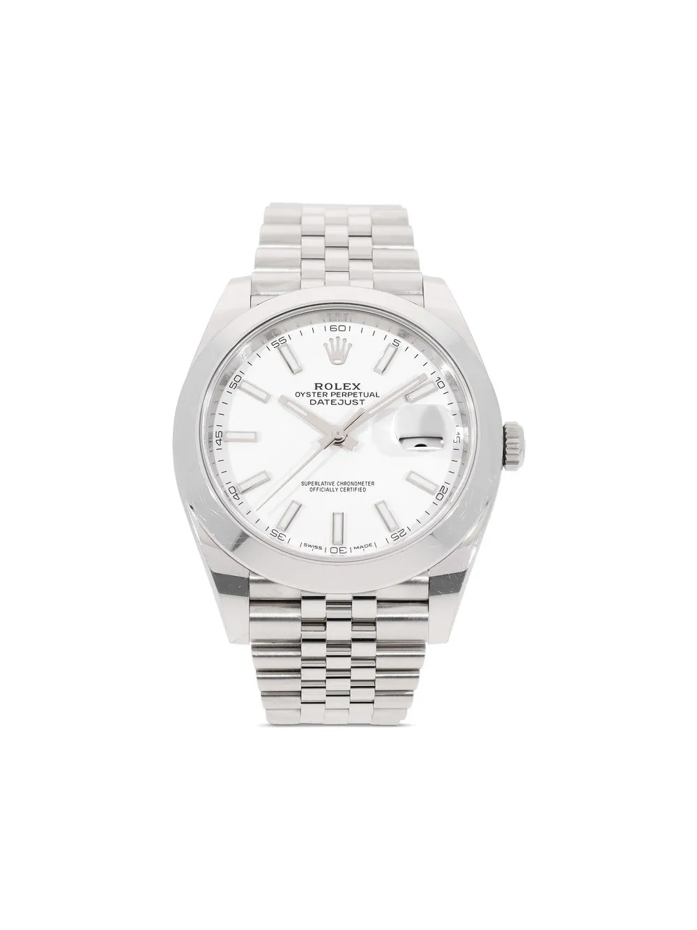

Rolex 2019 pre-owned Datejust 41mm - White