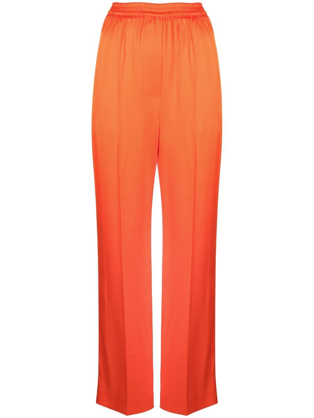 Nanushka wide-leg satin trousers - Orange