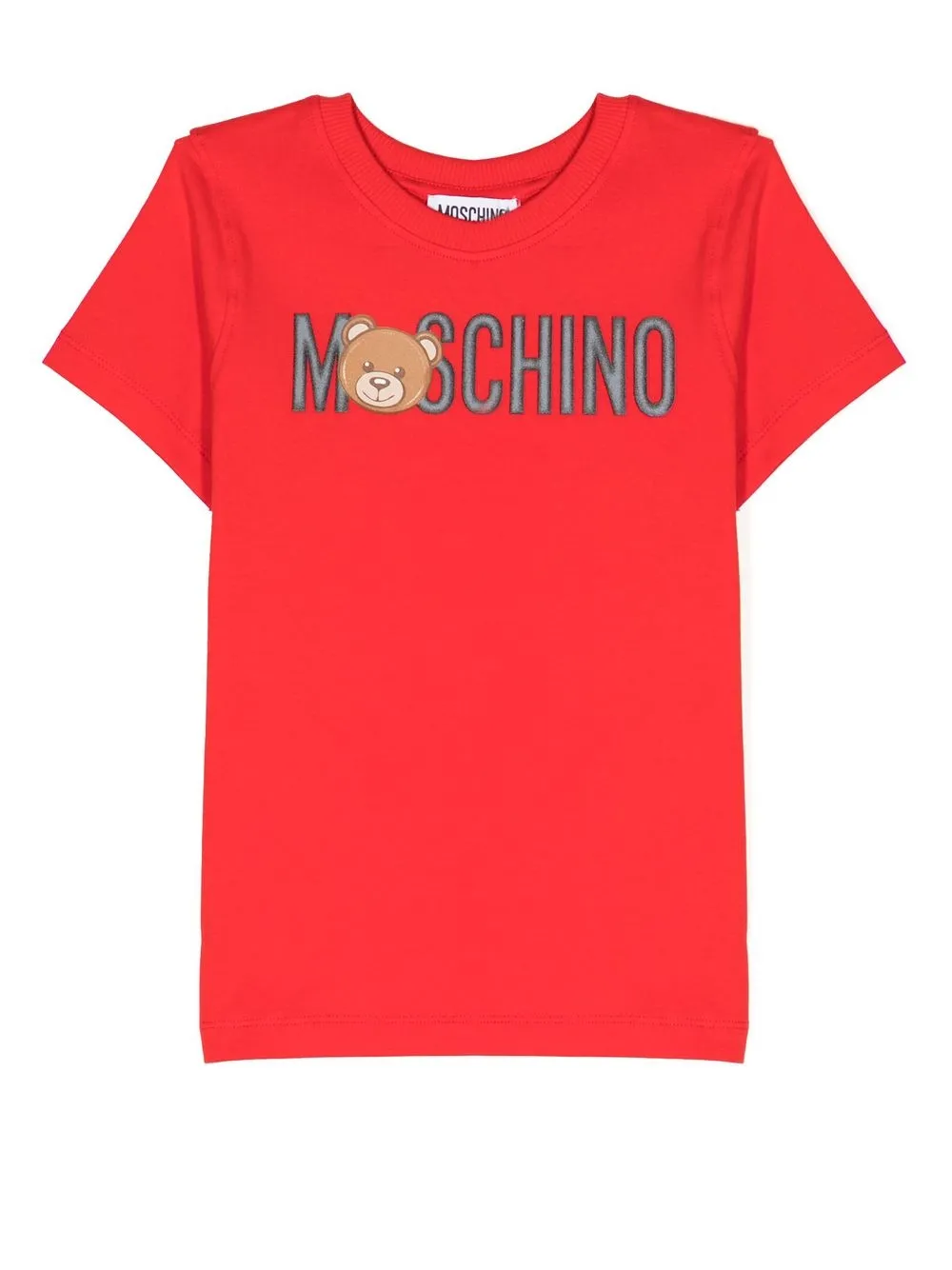 

Moschino Kids Teddy Bear Maxi print T-shirt - Red