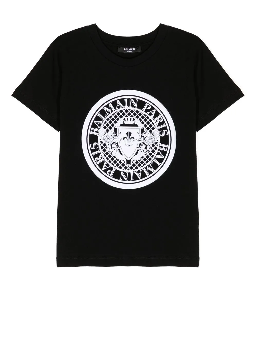 

Balmain Kids logo-print detail T-shirt - Black