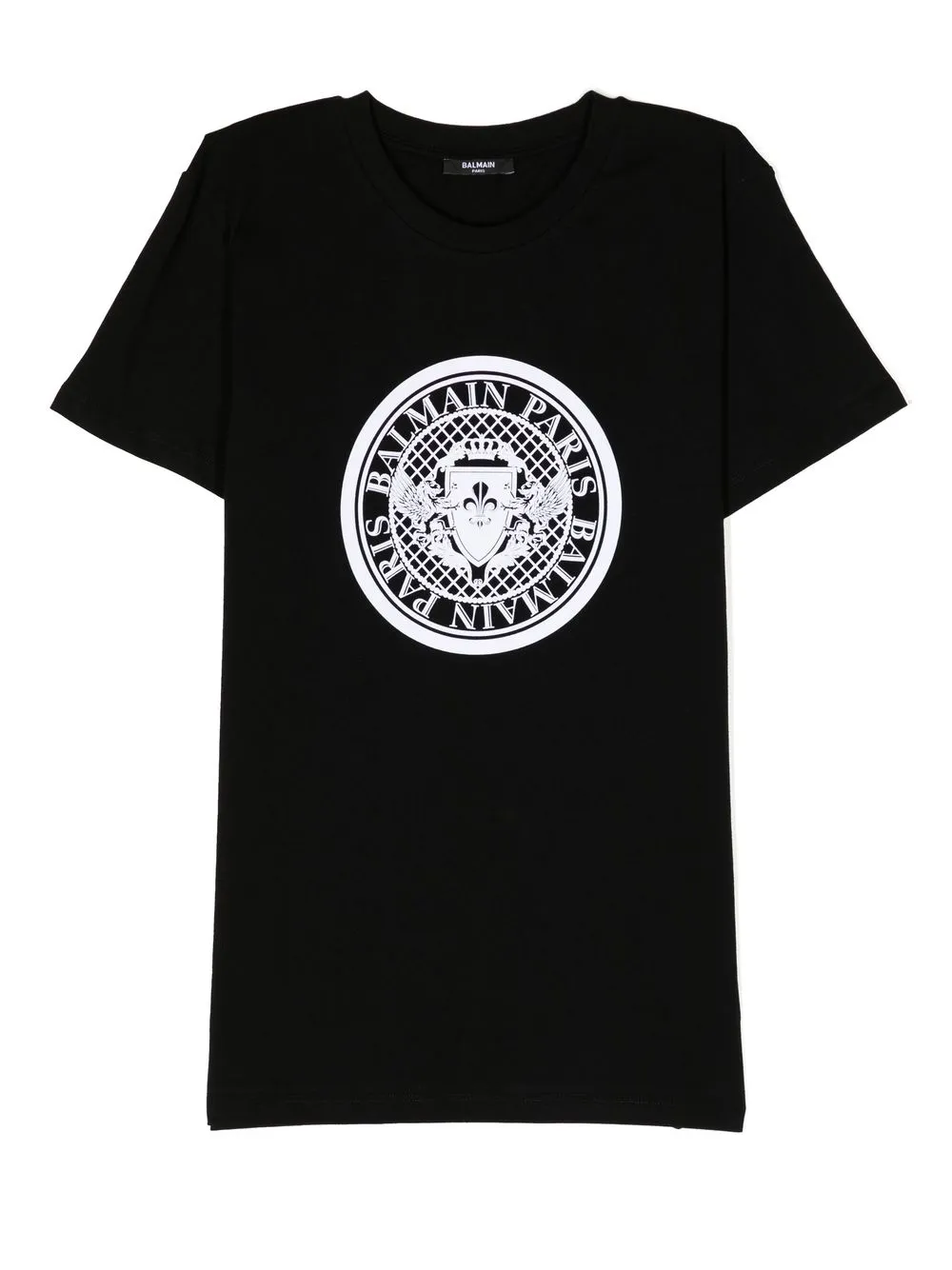 

Balmain Kids playera con logo estampado - Negro