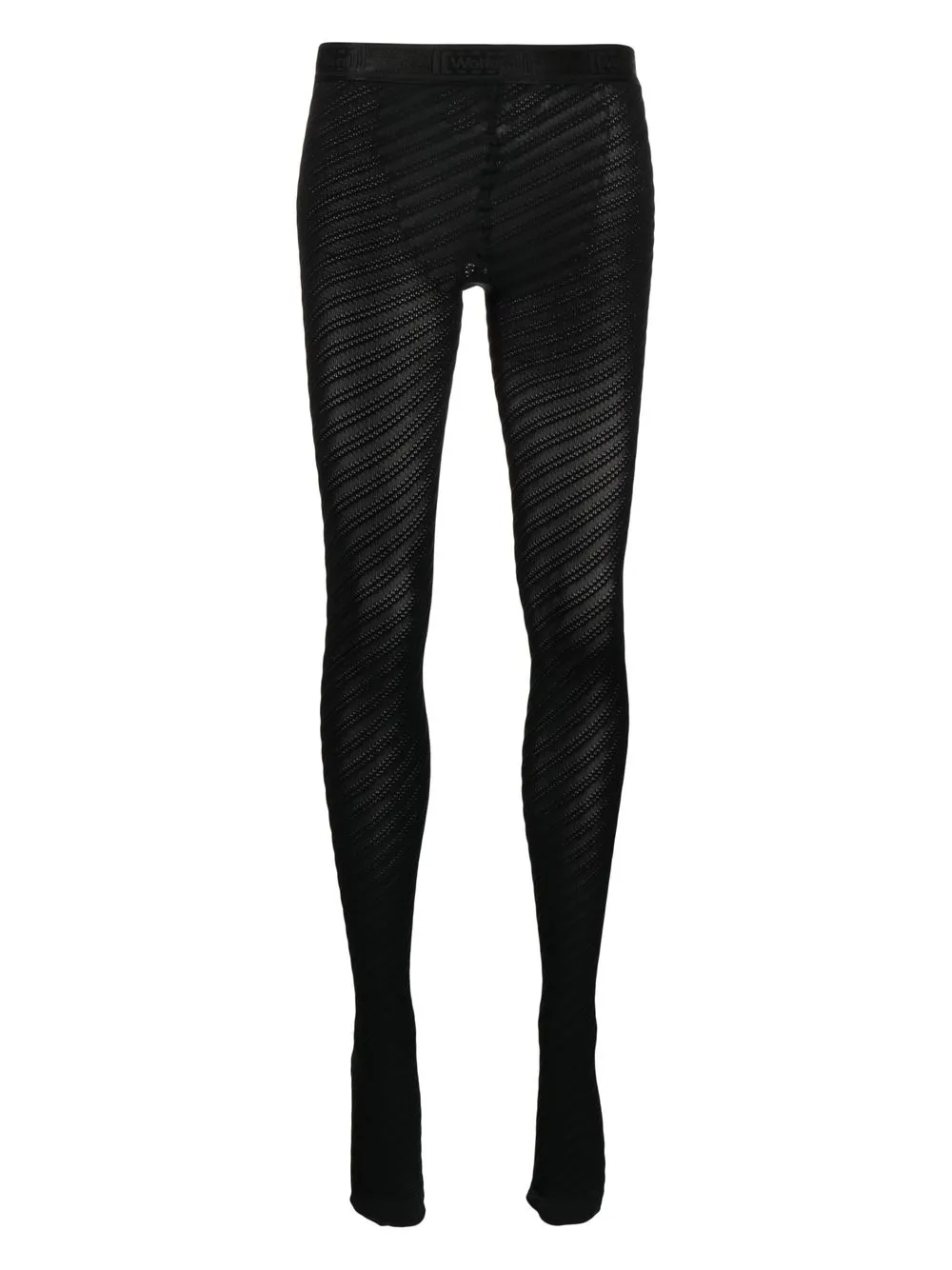 

Wolford striped 3D stockings - Black