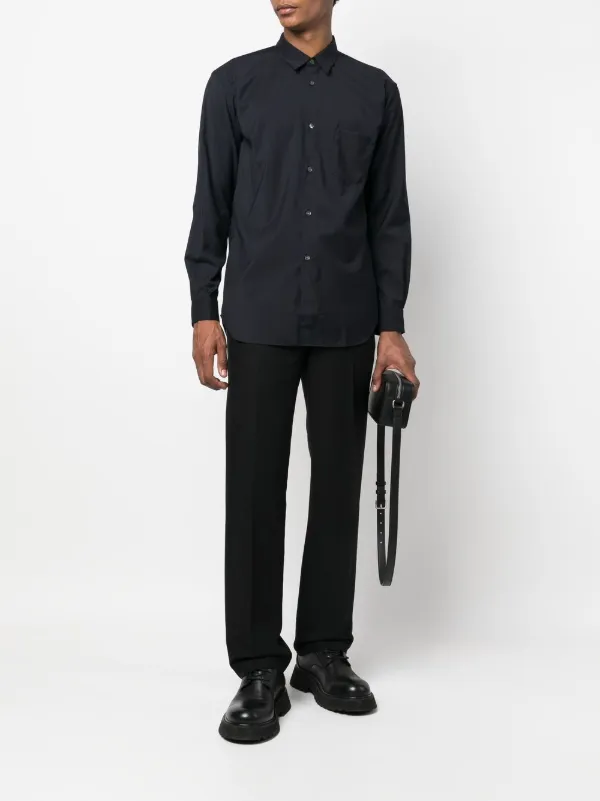 Comme Des Garçons Shirt ボタン シャツ | ブルー | FARFETCH JP