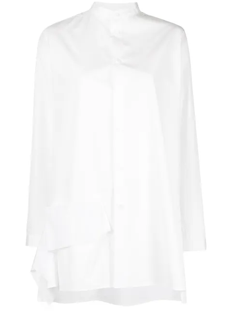 Y's layered-detail long-sleeve shirt