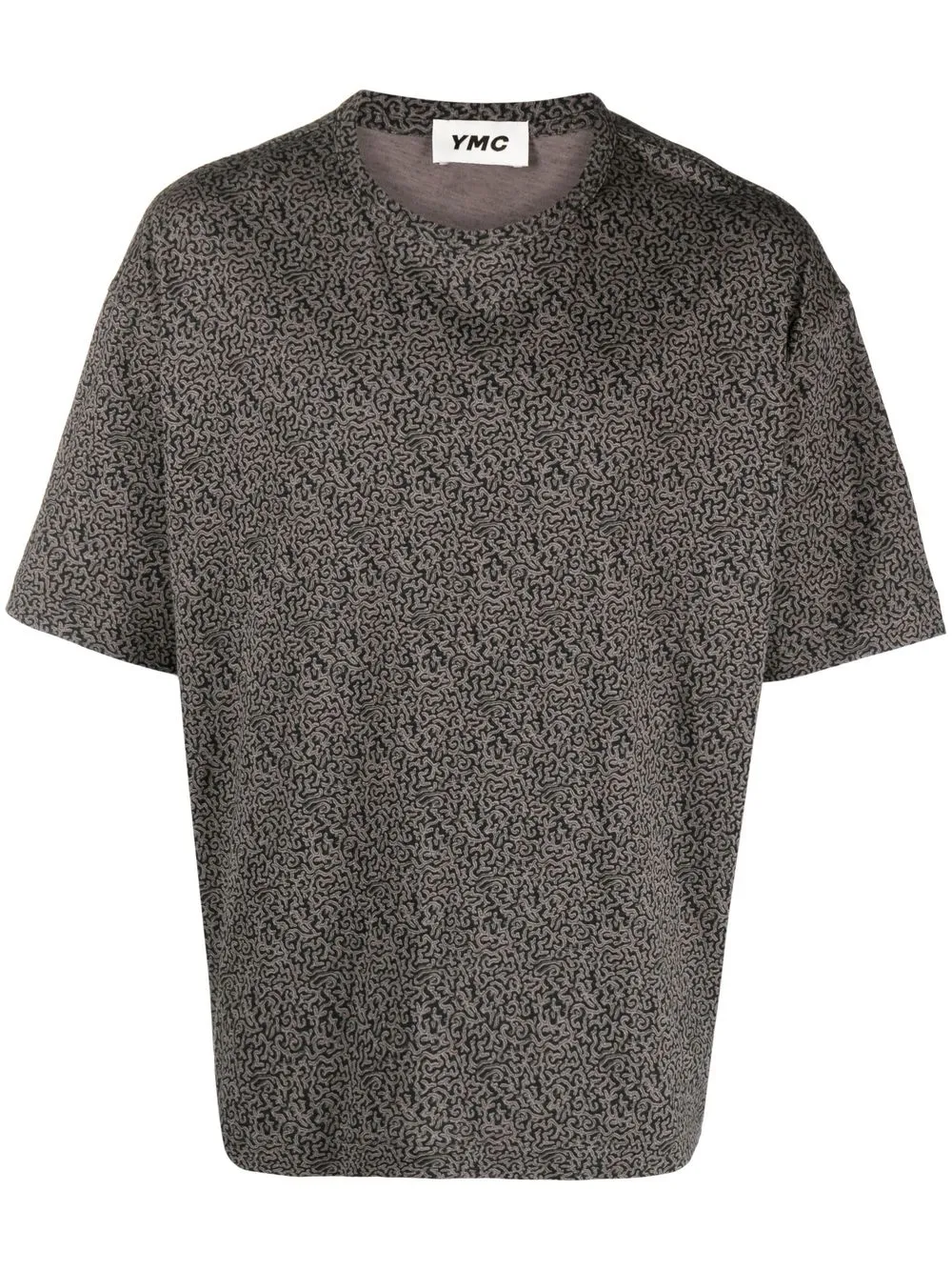 

YMC playera con logo estampado - Gris