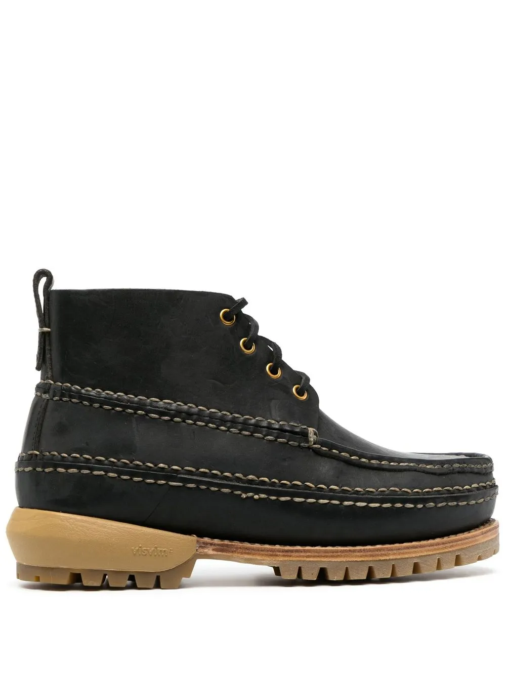 

visvim Kanawa Moc Mid-Folk boots - Black