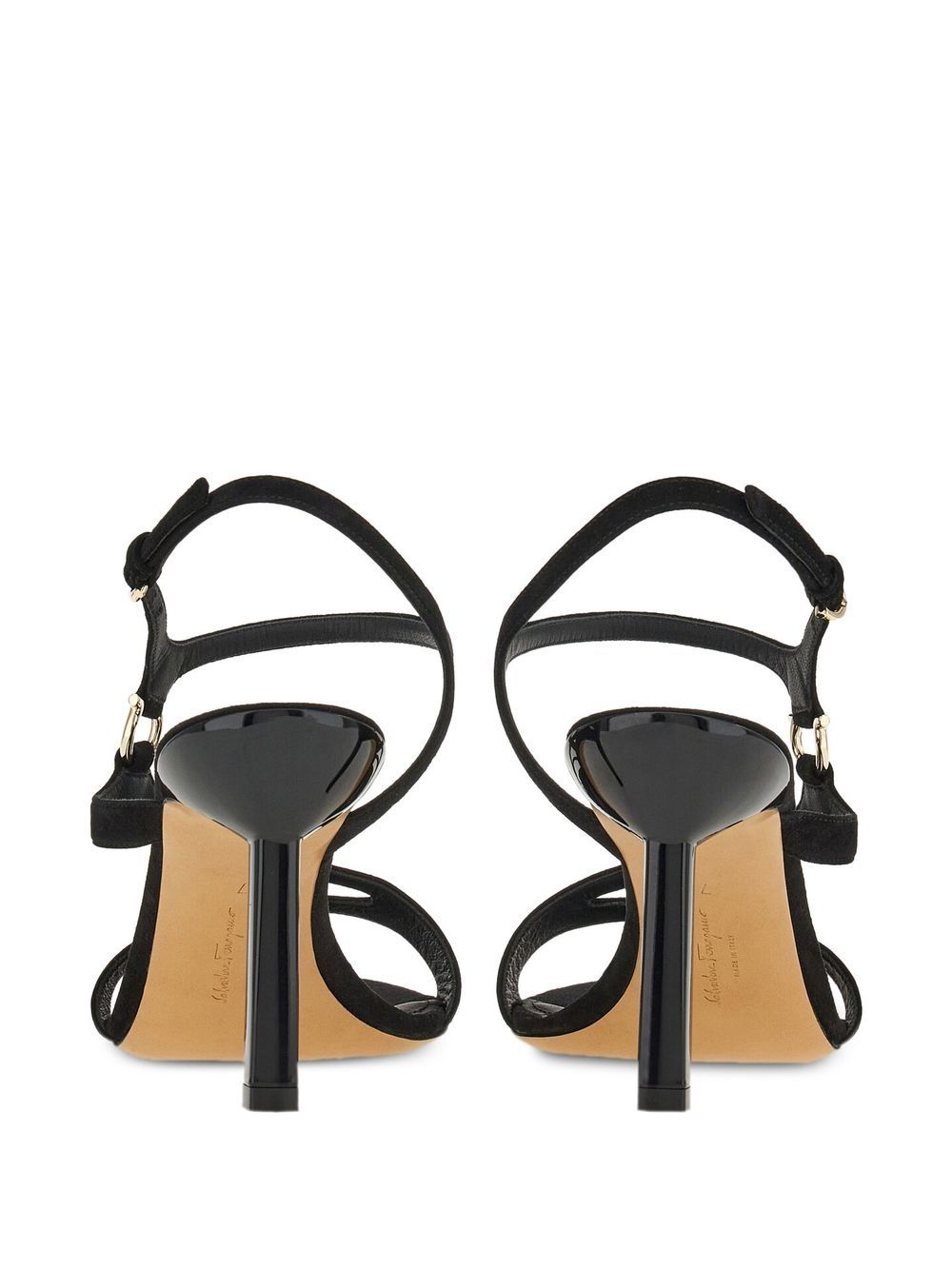 Shop Ferragamo Jille 85mm Sandals In Black