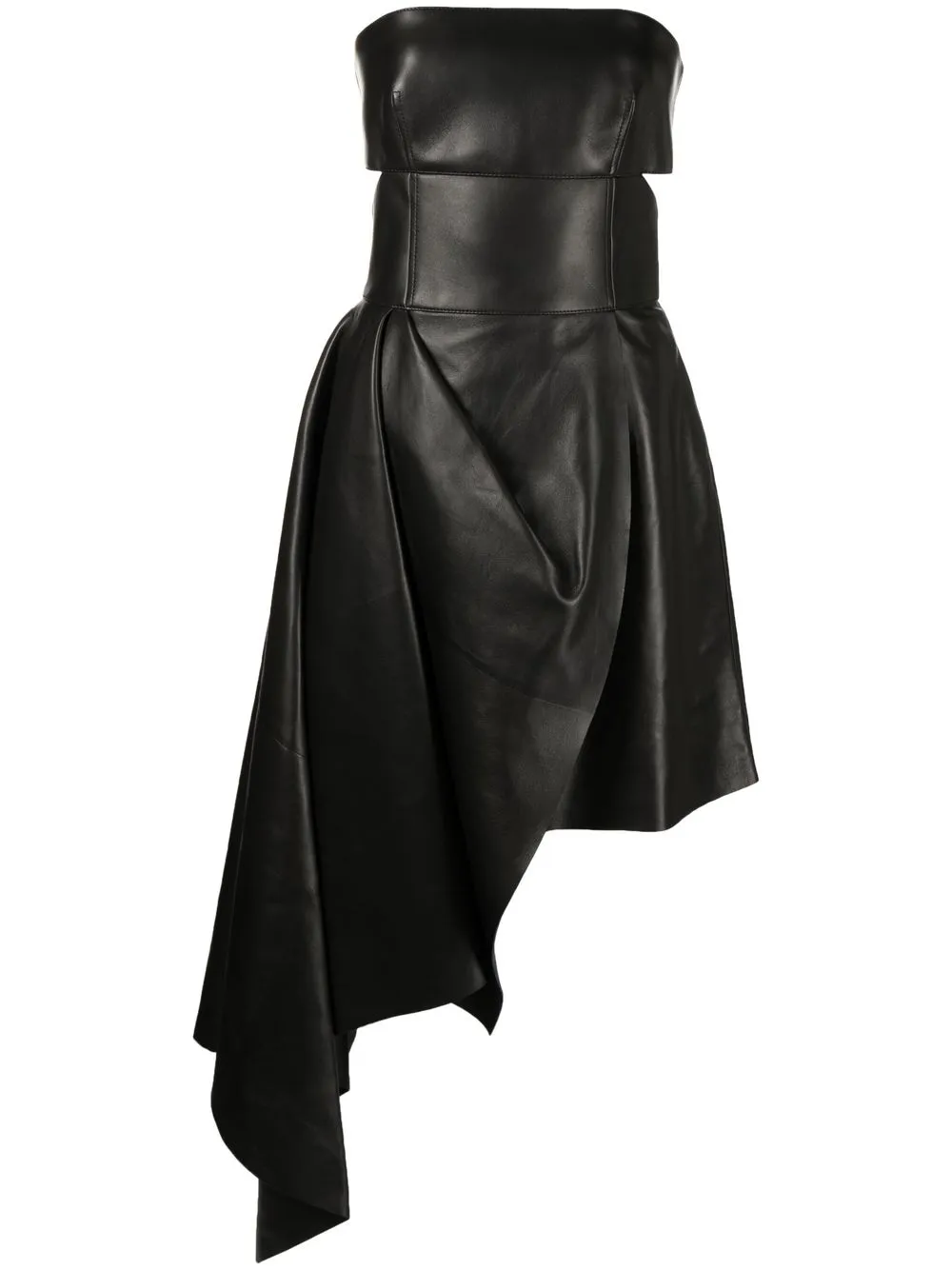

Alexander McQueen asymmetric hem midi dress - Black