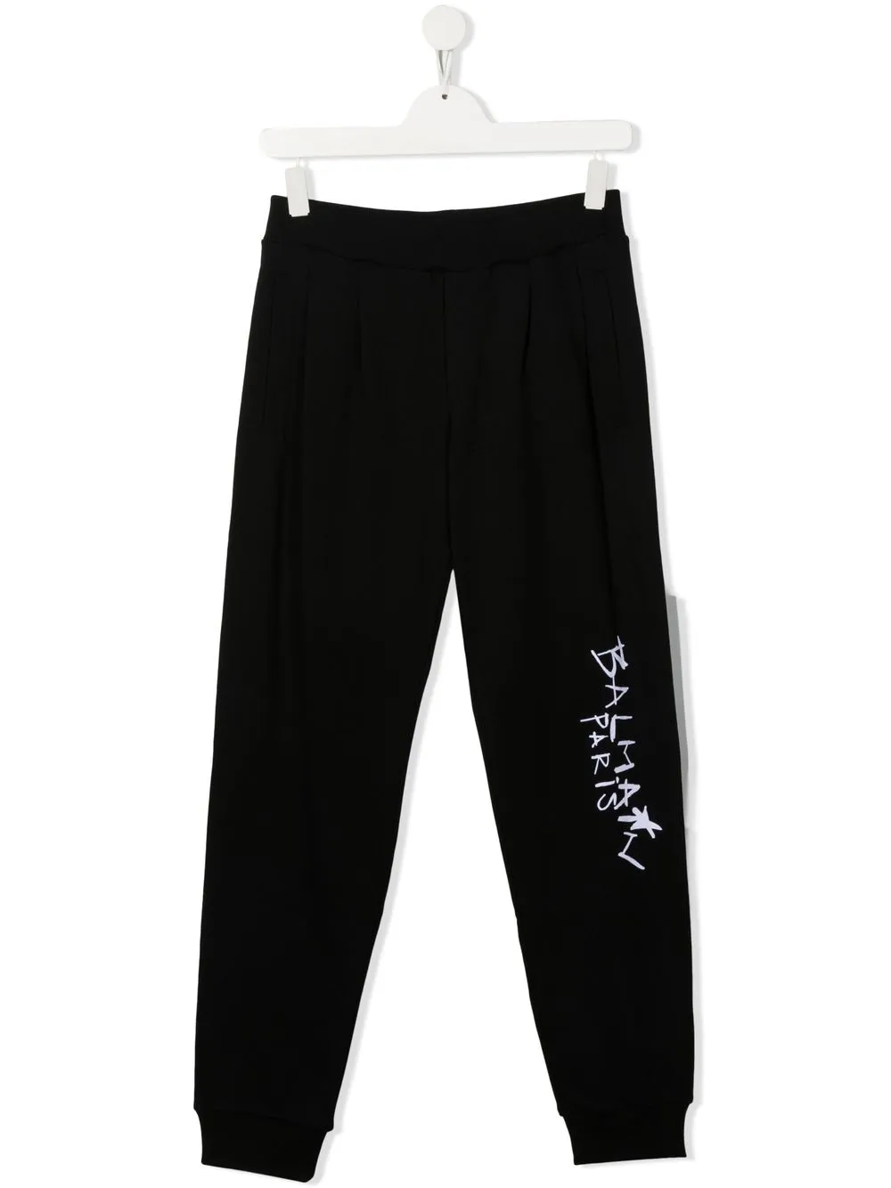 

Balmain Kids TEEN logo-print track pants - Black