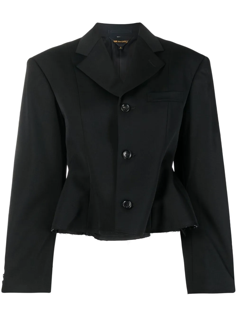 

Comme Des Garçons blazer corto con botones - Negro