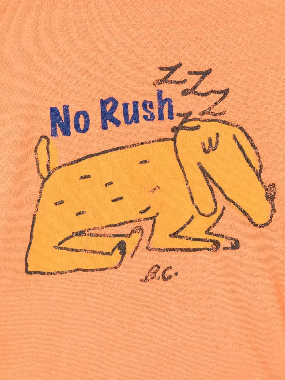 Bobo Choses Graphic-print Long-sleeve T-shirt In Orange
