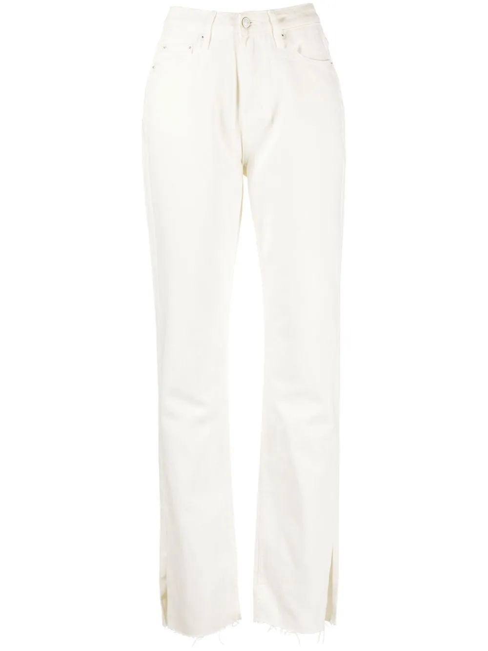 Ksubi Melrose Slim-cut Jeans In White
